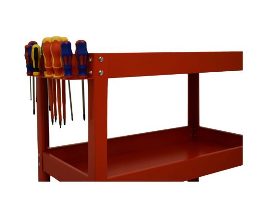 Передвижная инструментальная Тележка BIST с 3-мя полками, 700x350x660 мм BWD1318A – изображение 3