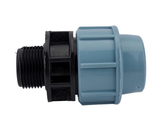 Муфта ПНД компрессионная с наружной резьбой (32 ммx1") AV Engineering AVE1063201 – изображение 3