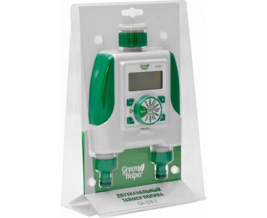 Двухканальный электронный таймер полива Green Helper GA-328-2 – изображение 3