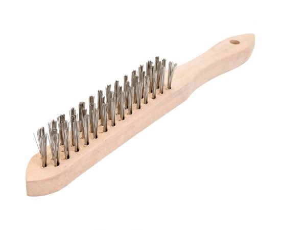 Гофрированная, ручная 3-х рядная щетка Профоснастка 20401041 – изображение 3