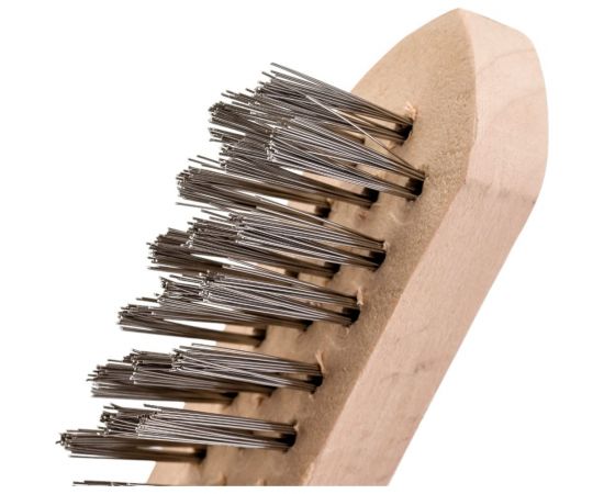 Гофрированная, ручная 3-х рядная щетка Профоснастка 20401041 – изображение 4