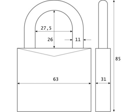 Навесной замок ABUS 37/55 Sea&Snow GRANIT Plus-System B/EFSPP 64936 – изображение 5
