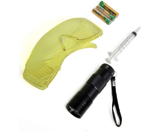 Набор для обнаружения утечек фреона Car-tool UV лампа + очки CT-M1027 