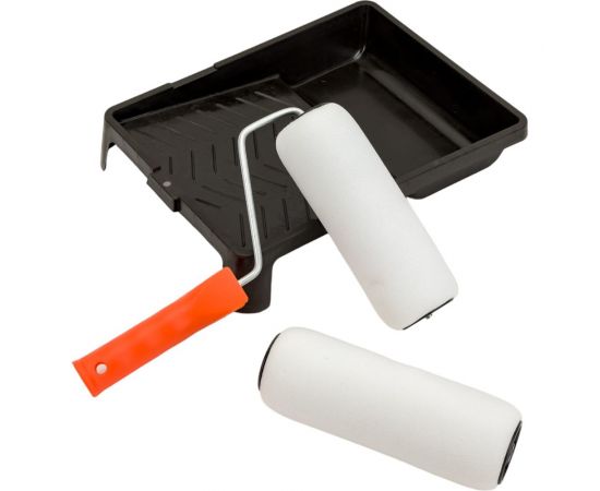 Малярный набор Петрович валик поролон, 180 мм, сменная шубка, ванночка 4100001532 
