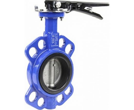 Повротный затвор DN.ru WCB-316L-NBR Ду100 Ру16, углеродистая сталь, NBR, с ручкой D050-02098 