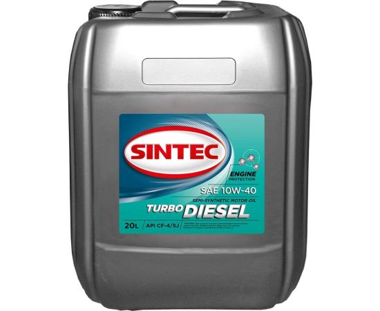 Моторное масло Sintec TURBO DIESEL SAE 10W-40, API CF-4/SJ, 20 л 122446 