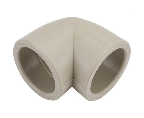 Угольник VALFEX PP-R серый, 63 мм, 90 градусов 10108063Г 127-0479 