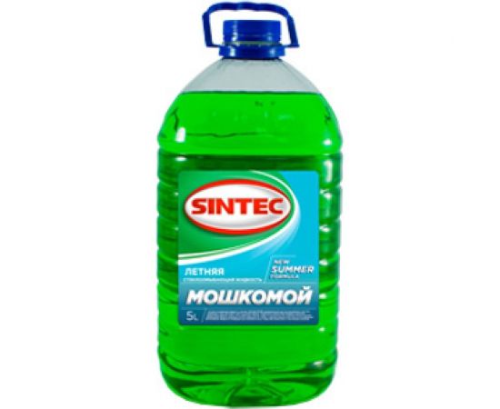 Стеклоомывающая жидкость Sintec 5 л, ""Летний"", ПЭТ, 900656 