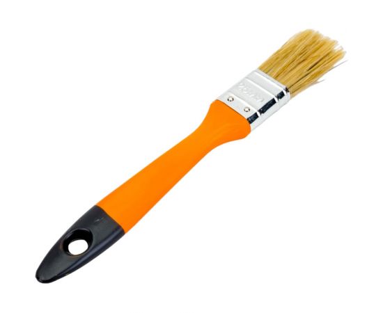 Плоская кисть Петрович ""Профи"" 25 мм, светлая натуральная щетина, пластиковая ручка 4100000184 – изображение 2