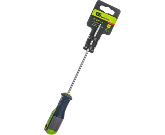Отвертка SL4.0х150мм, CrV, 3-х компонентная рукоятка СИБРТЕХ 11825 – изображение 2