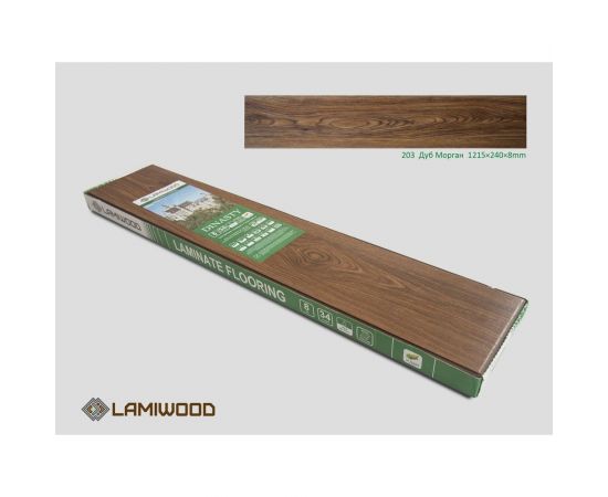 Ламинат Lamiwood DINASTY Дуб Морган, 34 класс, толщина 8 мм, 2.040 кв.м 203 – изображение 3
