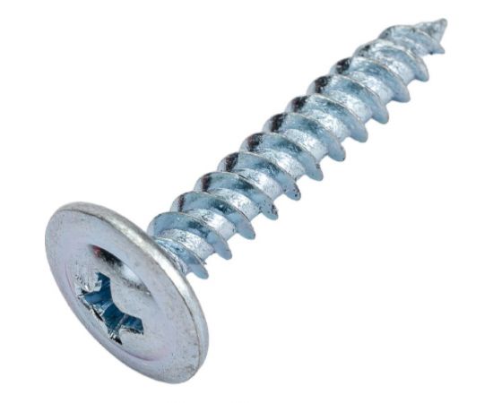 Саморез с прессшайбой Daxmer пш 4,2x25 250 шт., цинк, усиленный, острый 424595 – изображение 3