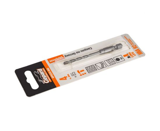 Сверло твердосплавное спиральное по бетону 4x85 мм, HRA 92 Gepard GP0224-850 – изображение 4