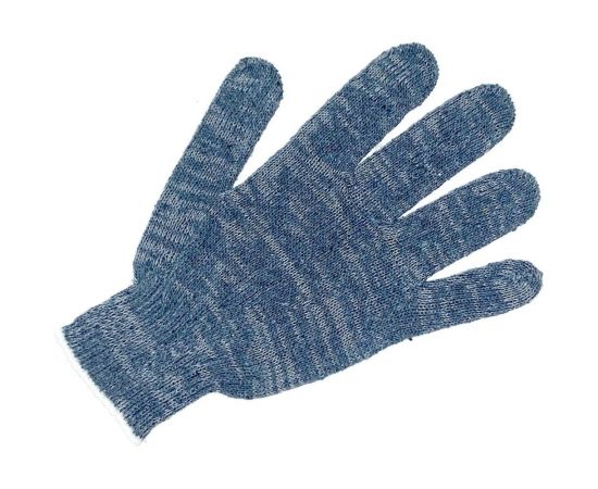Трикотажные перчатки с ПВХ ПРОМПЕРЧАТКИ 4 нити, 10 класс, серые, 100 пар ПП-25400/100 – изображение 4
