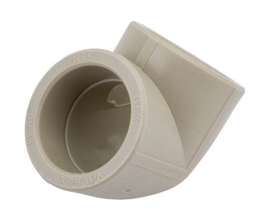 Угольник VALFEX PP-R серый, 63 мм, 90 градусов 10108063Г 127-0479 – изображение 4