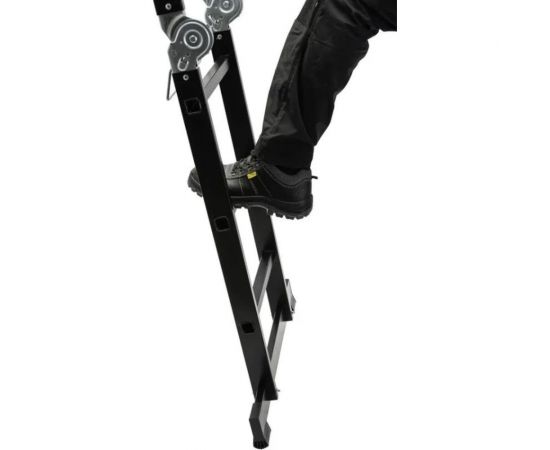 Лестница-стремянка 4x5 трансформер WORKY profi black с помостом, высота 5.9 м ARD257750 – изображение 5