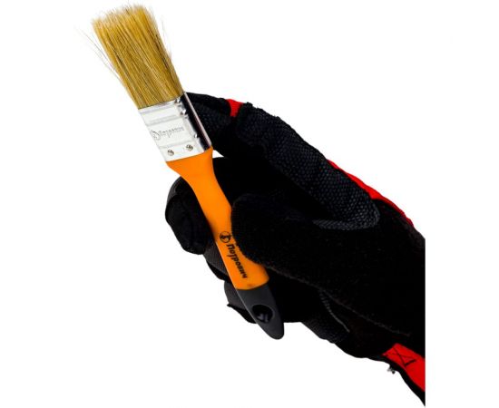 Плоская кисть Петрович ""Профи"" 25 мм, светлая натуральная щетина, пластиковая ручка 4100000184 – изображение 5