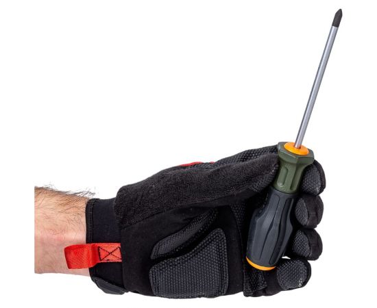 Набор отвёрток Дело Техники c трехкомпонентными рукоятками, 3х75; 4х100; 6,5х100; PH0х75; PH1х100; PH2х100 мм, 6 штук 728061 – изображение 5