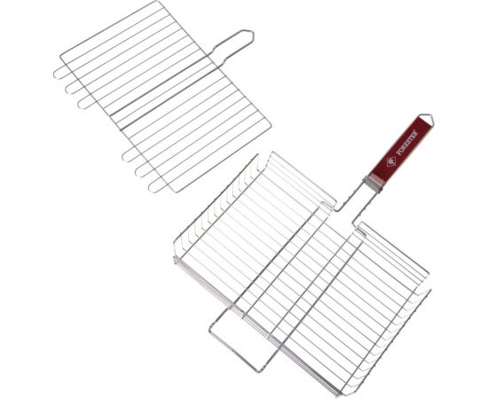Объемная большая решетка-гриль Forester 26x38 см, нержавеющая сталь BQ-N03P – изображение 7