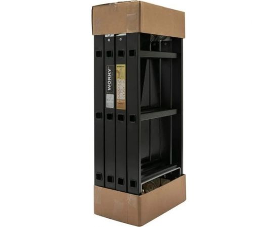 Лестница-стремянка 4x5 трансформер WORKY profi black с помостом, высота 5.9 м ARD257750 – изображение 9