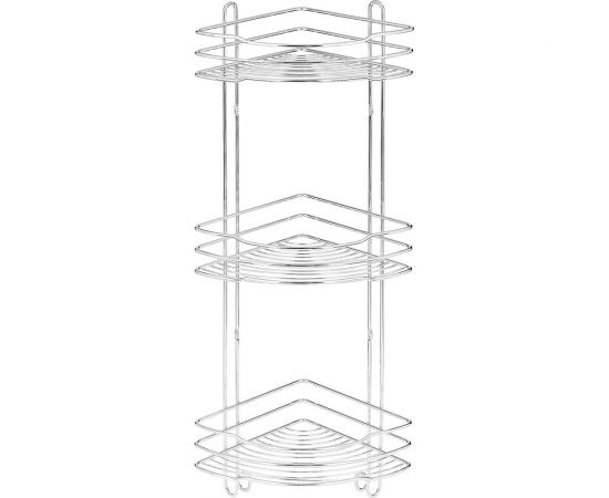 Полка ЧМЗ Стамбул настенная, угловая, 3 яруса 501-006-01 