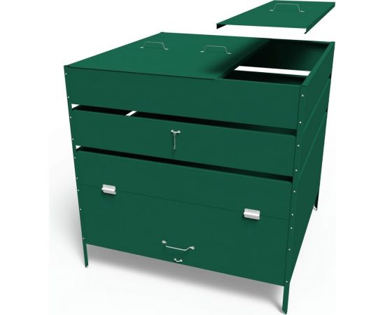Оцинкованный компостер Благо 100x100x100 см 105713 – изображение 2