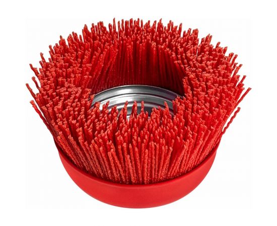 Щетка нейлоновая чашка для УШМ, 75 мм, М14 vertextools 12400-75 – изображение 2