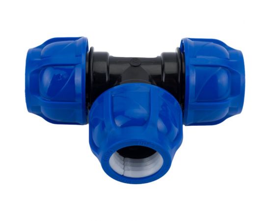 Тройник разъёмный CN-TB ПНД 32x32x32 TEBO 017031004 – изображение 2