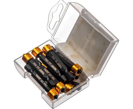 Бита магнитная PH2, 50 мм, с магнитным держателем, 10 шт WURZ 2200 – изображение 2