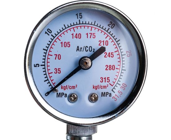 Регулятор УРГ-40 аргоновый/углекислотный, 1 манометр, 1 ротаметр, вентиль VARTEG 6525 – изображение 4