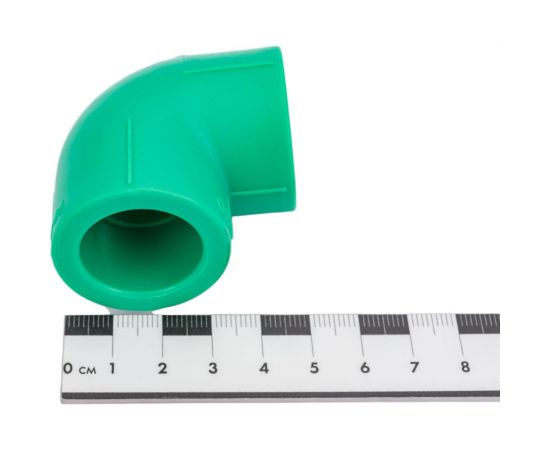 Уголок Blue Ocean 90 градусов, 25, полипропиленовый, зеленый PPRF/90E G -25 – изображение 5