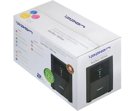 Источник бесперебойного питания IPPON Back Basic 1500 Euro 900Вт 1500ВА черный 1108022 – изображение 7