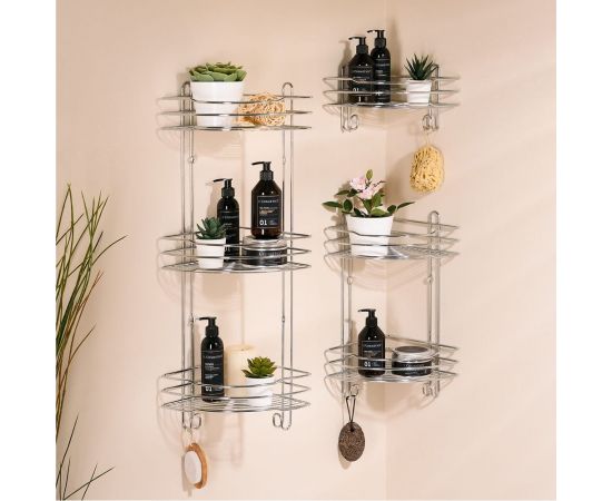 Полка ЧМЗ Стамбул настенная, угловая, 3 яруса 501-006-01 – изображение 8