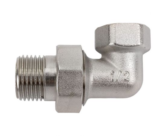 Соединитель СТМ с накидной гайкой, угловой, 1/2"", гайка-штуцер CRAE0012 