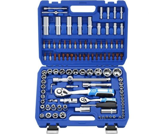 Набор инструментов для авто GOODKING 108 предметов, 1/4 1/2, трещотка 72 зуба B-10108 