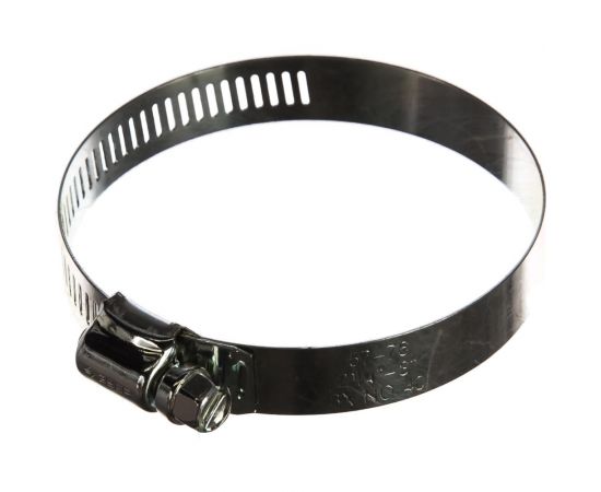 Стальные хомуты Зубр МАСТЕР с просечной лентой ПЛ-12,7, 57-76мм, 50шт 37805-057-76-50 