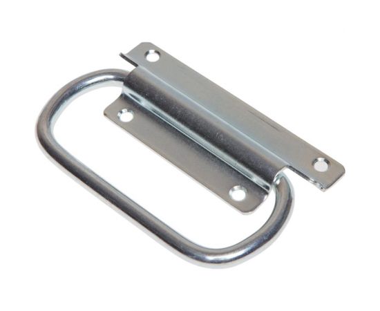 Мебельная откидная ручка STARFIX белый цинк SMP-55696-1 