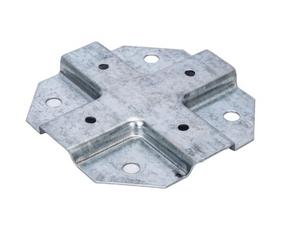 Краб-система Крепче Х-образный, оцинк., 20x20 мм, 20 шт. 2947690 – изображение 2