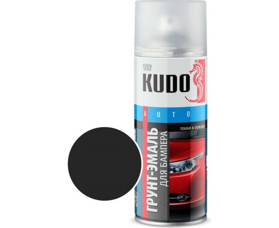 Эмаль для бампера KUDO черная 520 мл 6202 11605079 – изображение 2