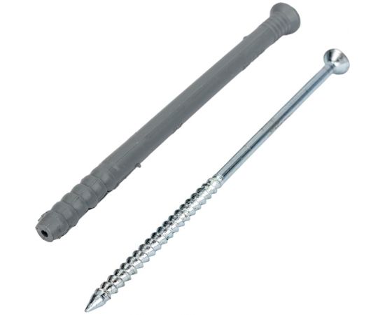 Дюбель-гвоздь Госкреп 8x120 пот. манж., полипропилен, 2 шт. (подвес) 4-0012830 – изображение 2