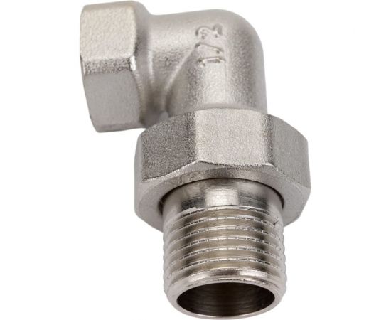 Соединитель СТМ с накидной гайкой, угловой, 1/2"", гайка-штуцер CRAE0012 – изображение 3
