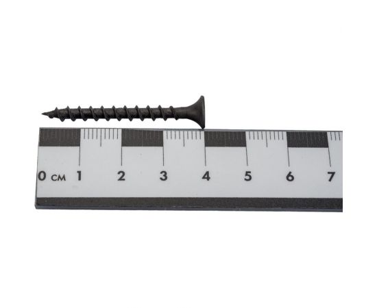 Черный саморез по дереву GSMETZ 3.5x41 мм, фосфатированный, 10 кг, 4545 шт., ph2 1003541 – изображение 4