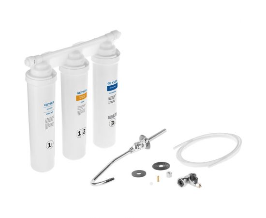 Фильтр трёхступенчатый Гейзер оптима старт 11068 – изображение 5