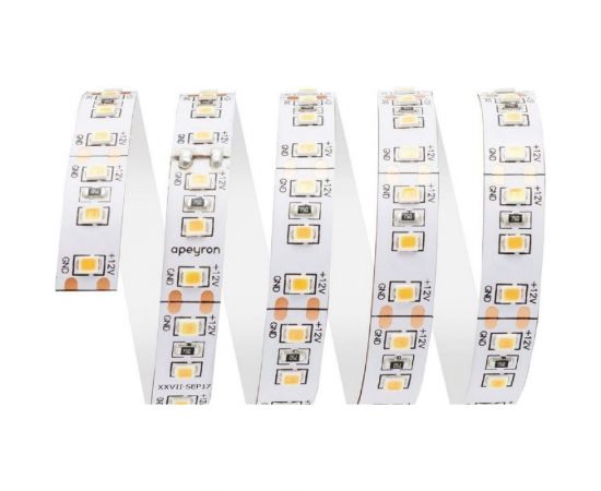 Светодиодная лента APEYRON 12В, 14,4Вт/м, smd2835, 5м, теплый белый 51 – изображение 10