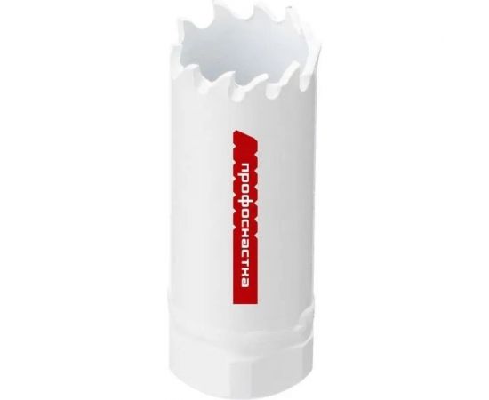 Коронка биметаллическая крупный зуб (22 мм, 38 мм, HSSE, М42) №009 Профоснастка 80101009 