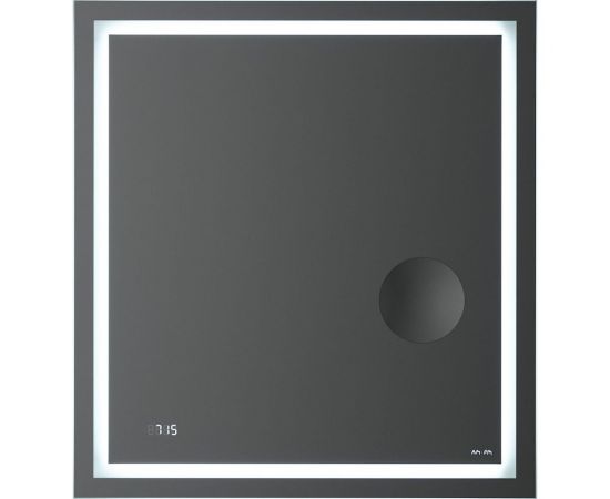 Универсальное зеркало AM.PM с контурной Led-подсветкой, часами и косметическим зеркалом M91AMOX0653WG 