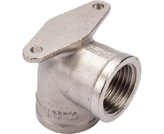 Никелированный угольник с креплением STOUT ВР 1/2 SFT-0039-000012 