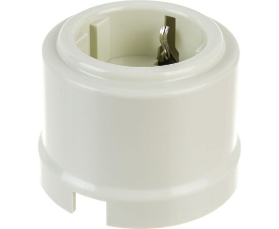 Розетка BIRONI Пластик Слоновая кость, с заземлением B1-101-211 – изображение 2