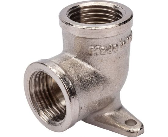 Никелированный угольник с креплением STOUT ВР 1/2 SFT-0039-000012 – изображение 2