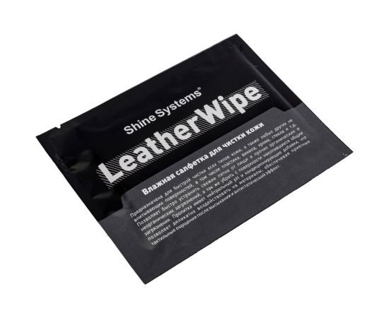 Влажная салфетка для чистки кожи Shine systems LeatherWipe, 1 шт. SS750 – изображение 3